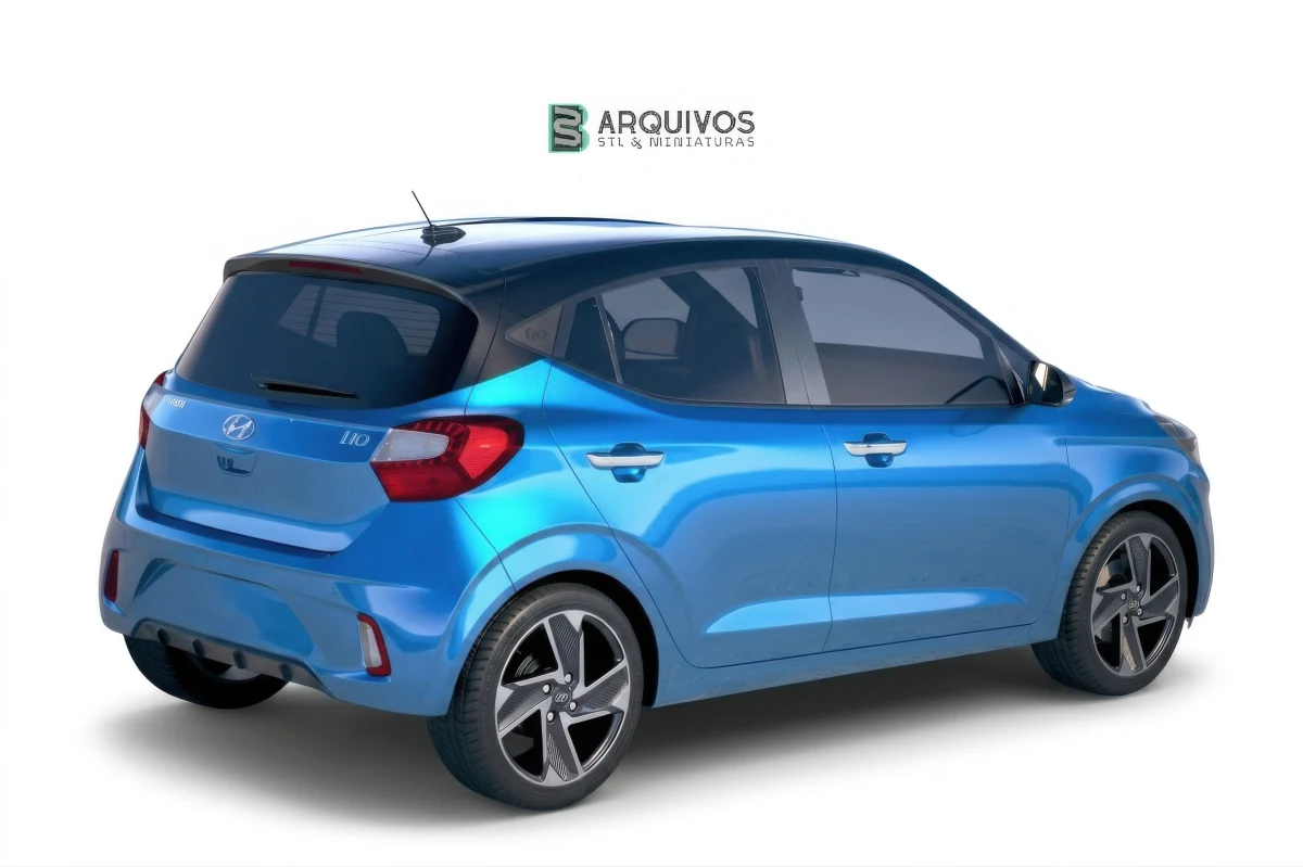 Modelo 3D STL - Hyundai i10 2020 — foto 6